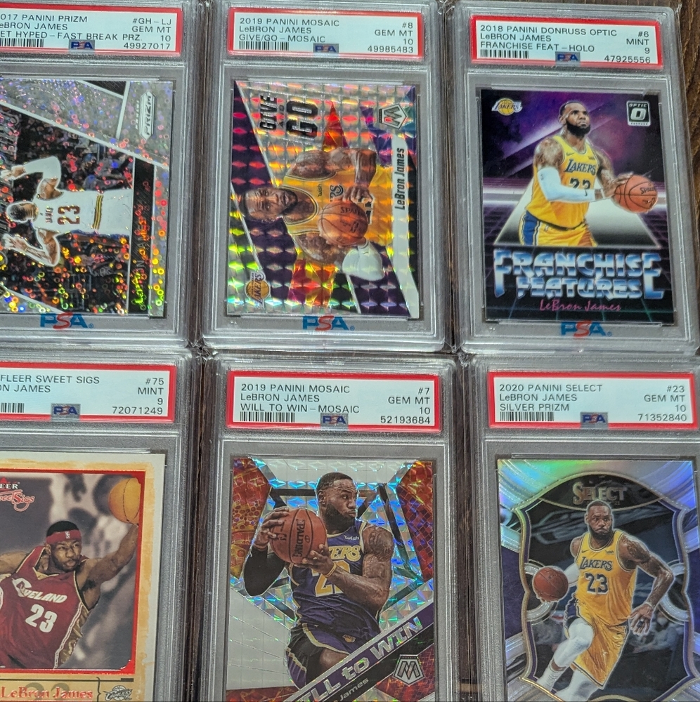 LeBron James Basketball Card Collection